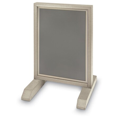 United Visual Products Sliding Door Indoor Enclosed Corkboard, 6 UV9026ACSH-GOLD-DRKSPR